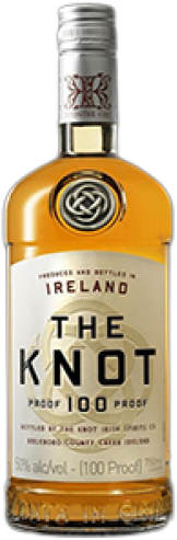 The Knot 100 Proof Irish Whiskey - Knot Irish Whiskey - 750 Ml Bottle (405x500), Png Download
