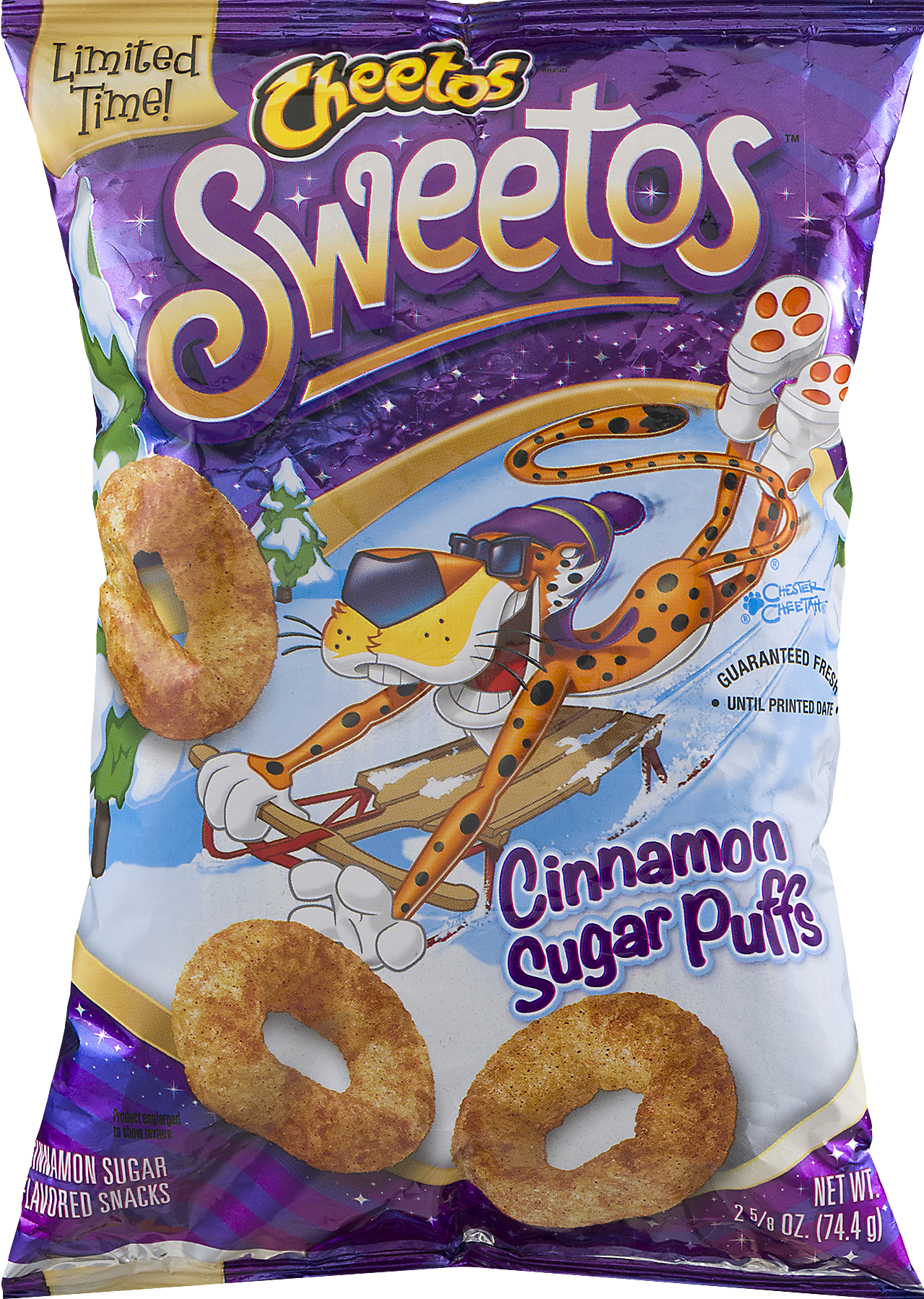 Cheetos Sweetos Cinnamon Sugar Puffs Cinnamon Sugar - Cheetos Sweetos Cinnamon Sugar Puffs - 7 Oz Bag (1280x1800), Png Download