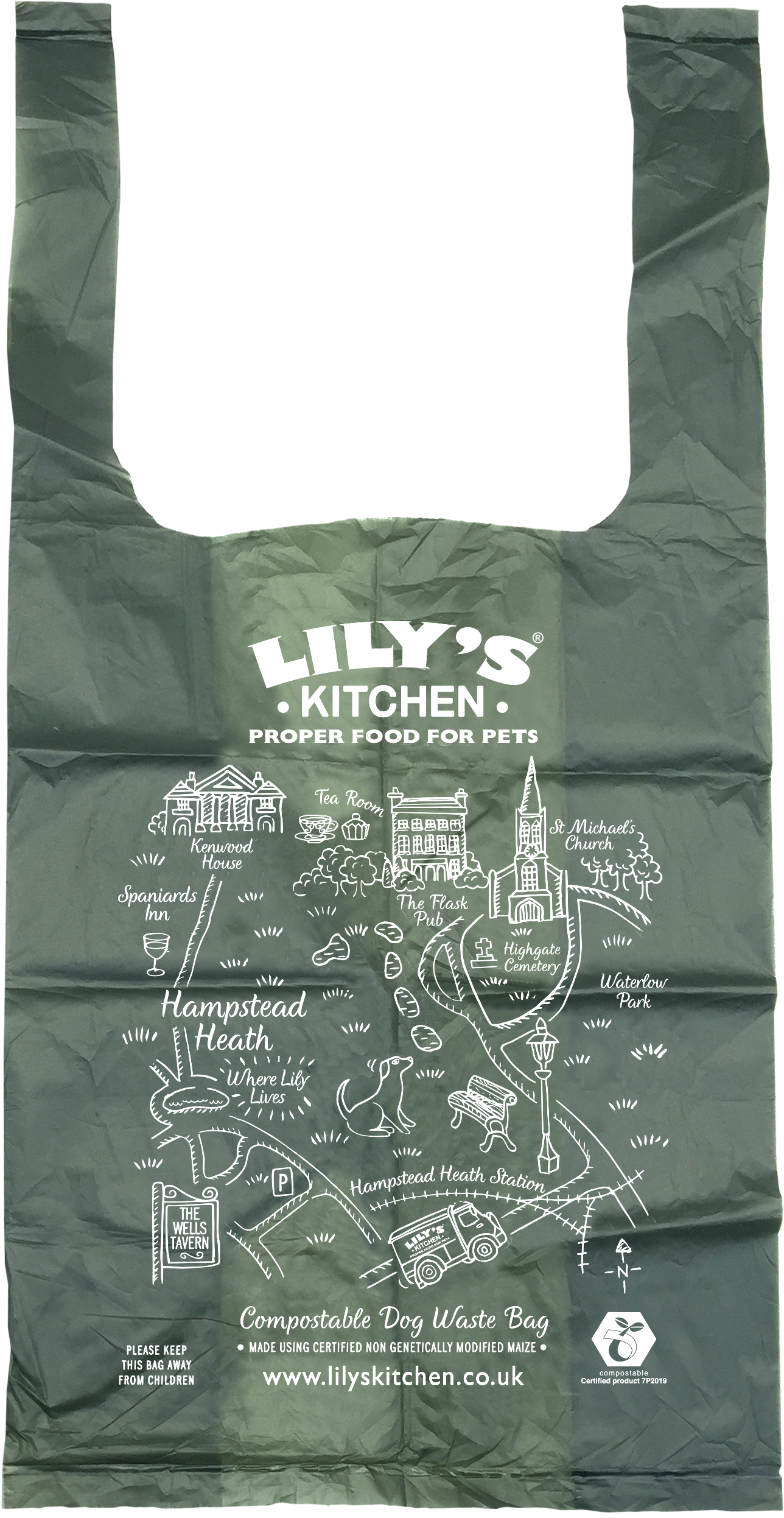 Compostable Dog Waste Bags Lilys Kitchen Png Adult - Lily's Kitchen Limited Compostable Dog Waste Bags (3000x3000), Png Download