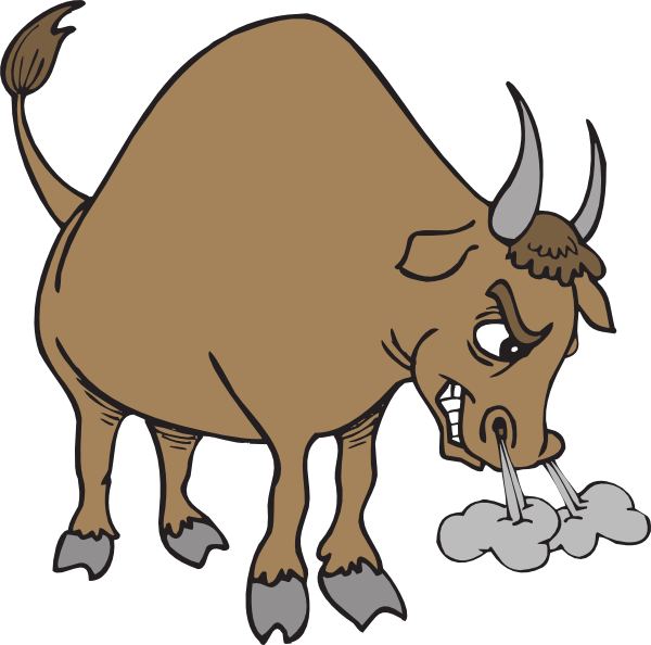 Bull Image Free - Stress (600x594), Png Download