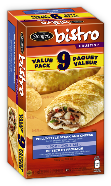 Alt Text Placeholder - Stouffer's Bistro Stouffer's Bistro Crustini Philly (600x675), Png Download