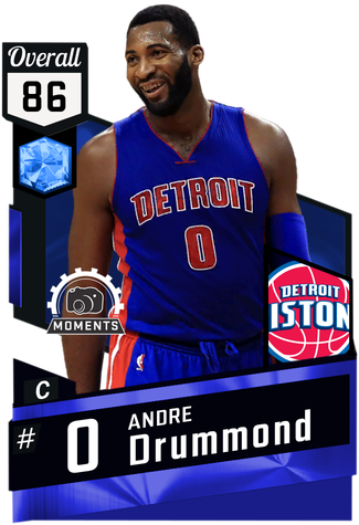 Andre Drummond Sapphire Card - Nba 2k18 Gilbert Arenas (325x475), Png Download