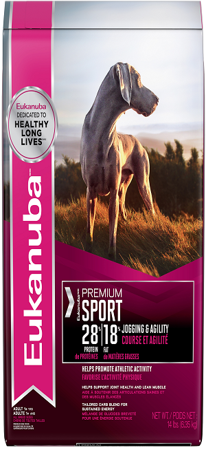 Front2 - Eukanuba Active Performance 28/18 Dog Nutrition 30 (300x654), Png Download