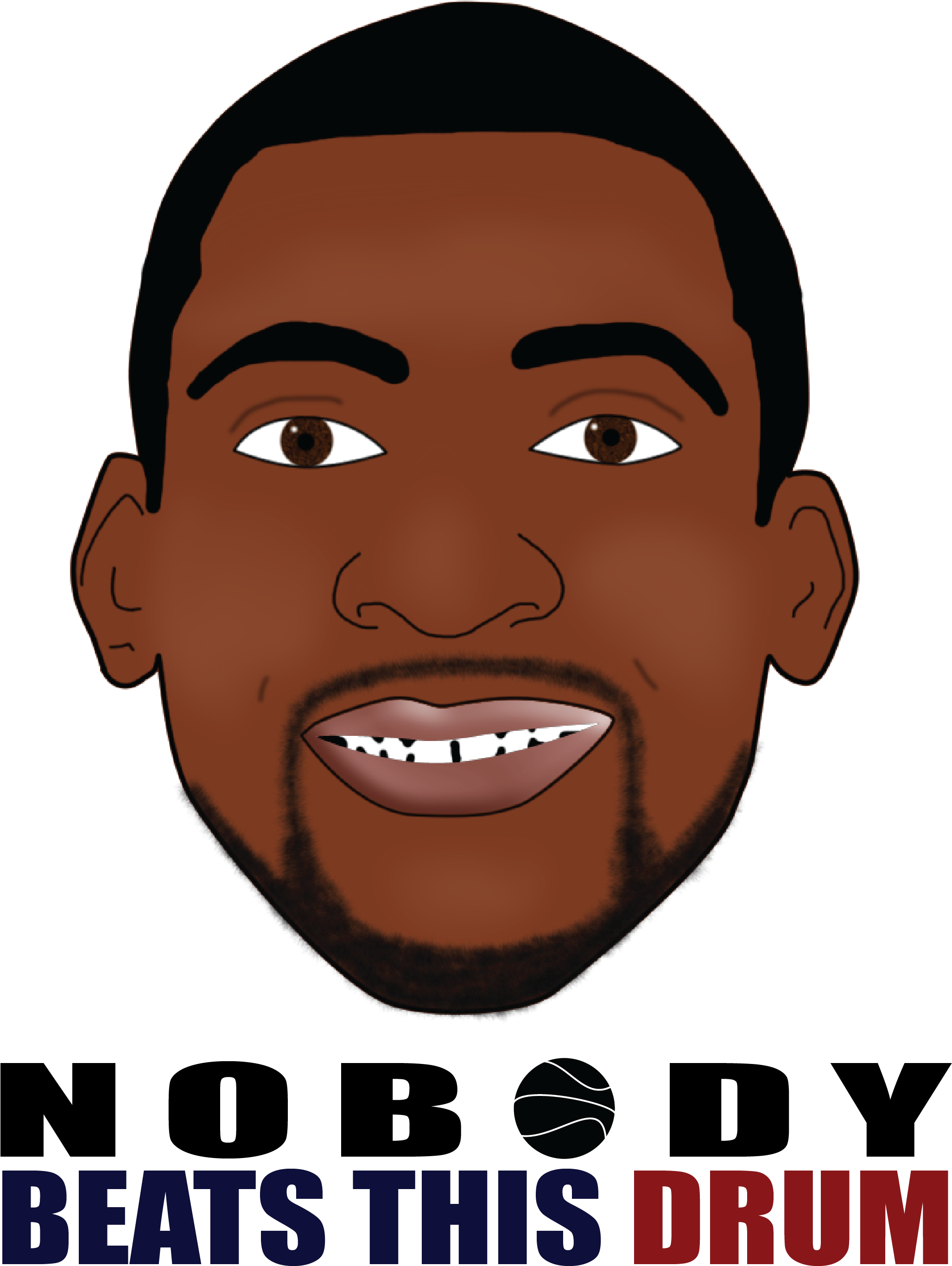 Andre Drummond Cartoon (2162x2856), Png Download