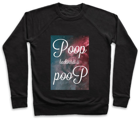 Poop Backwards Is Poop Pullover - Pennywise X Mr Babadook (484x484), Png Download
