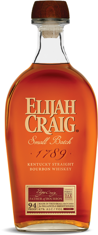 Elijah Craig Small Batch Bourbon - Elijah Craig Small Batch 1789 (640x821), Png Download