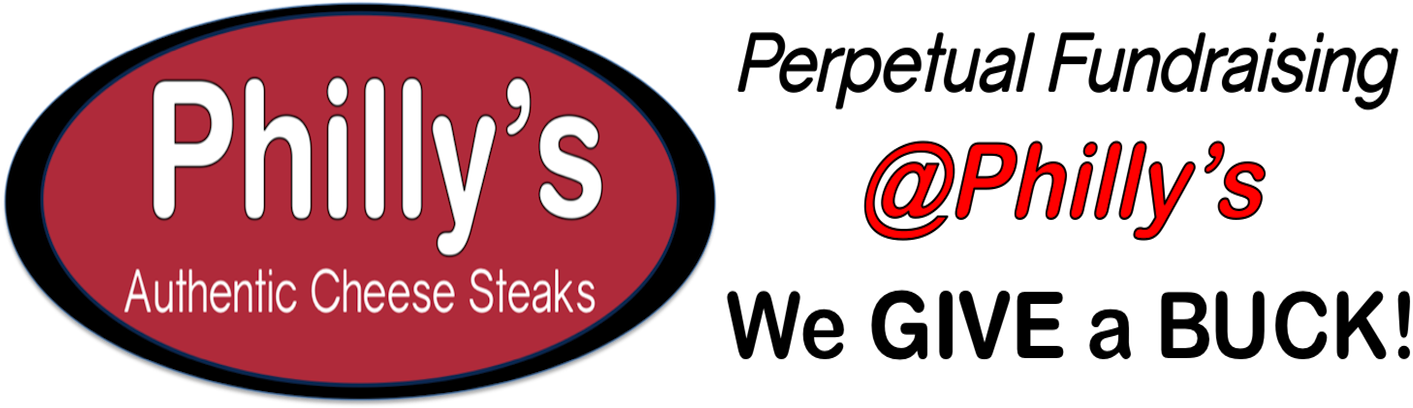 Famous South Philly Cheese Steaks, "juicy Lucy" Burgers - Circle (1440x411), Png Download