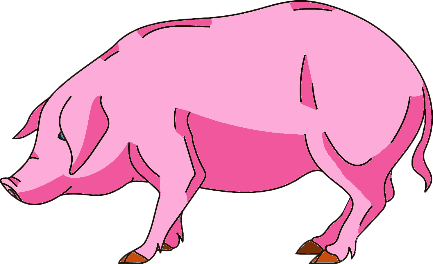 Pig Bd7 Animated - Wiki (1490x908), Png Download