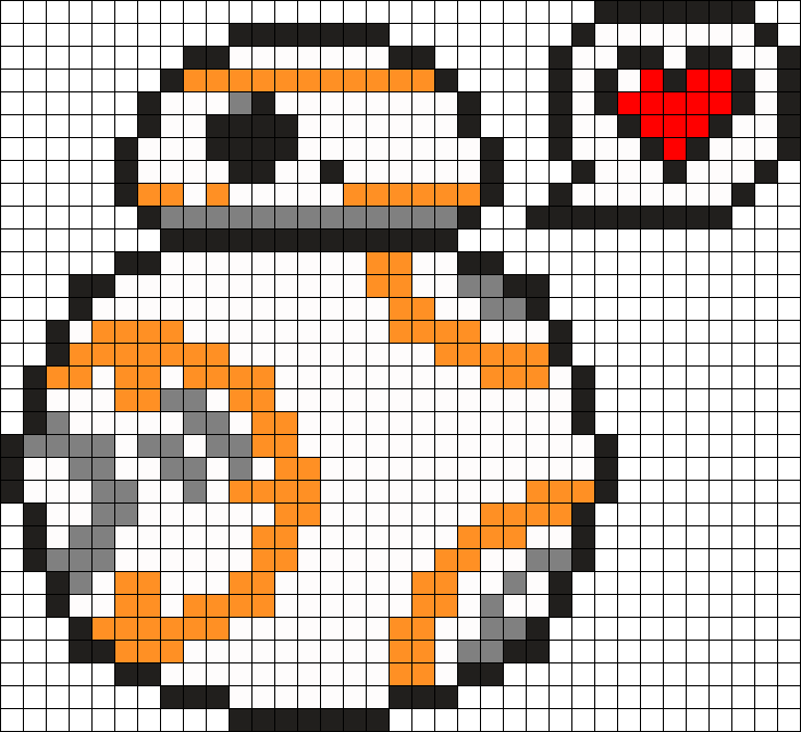 Bb 8 Perler Bead Pattern / Bead Sprite - Central City Brewing Co Ltd (736x673), Png Download