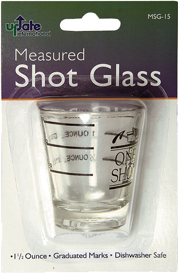 Crown Brands, Llc Msg-15 Glass, Shot / Whiskey - 1.5 Oz. Measuring Shot Glass (600x600), Png Download