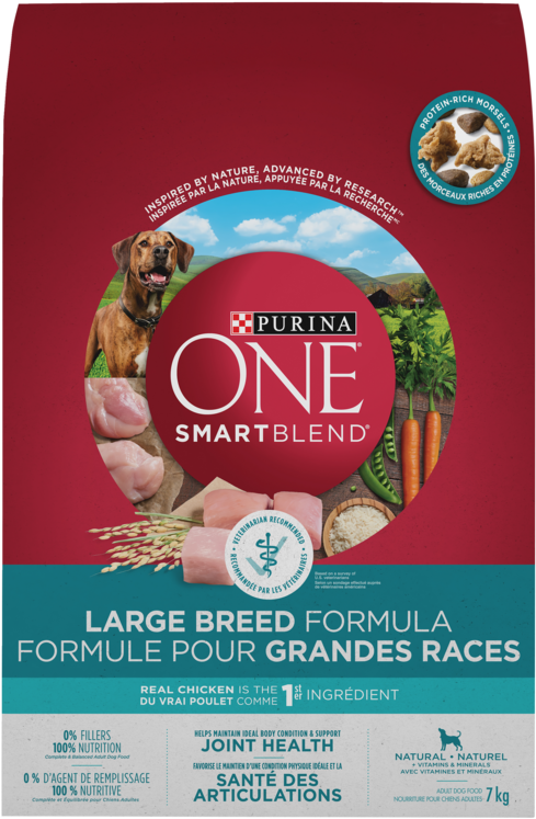 Purina One® Smartblend® Large Breed Dog Food - Purina One Smartblend True Instinct Classic Ground (750x750), Png Download