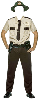 Sherrif's Costume - Rick Walking Dead Sheriff (400x400), Png Download