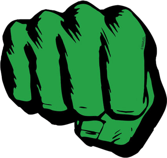 Hulk Fist Magnet - Hulk Fist (555x555), Png Download