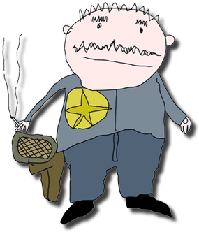 Sheriff - Sheriff From Squidbillies (320x377), Png Download