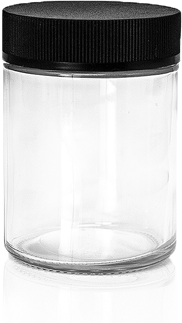 4oz Child Resistant Glass Jars With Lids, 53mm Child - Jar (840x840), Png Download