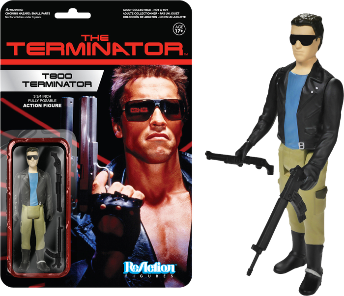 T-800 Terminator Reaction Figure - Funko Reaction T-800 (700x603), Png Download