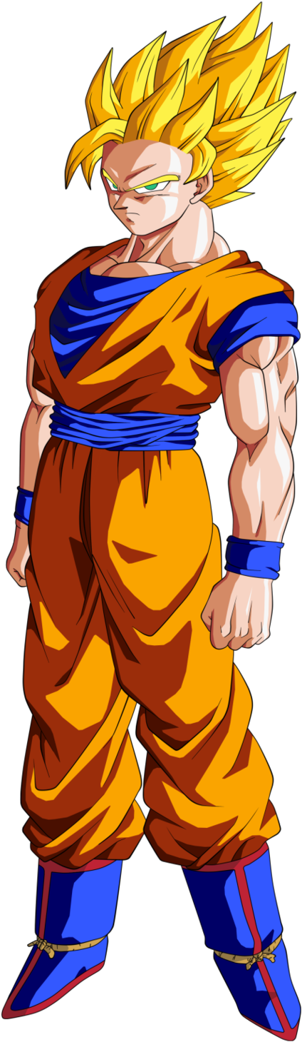 Super Saiyan 2 Goku Dragon Ball Z - Dragon Ball Z Goku Ssj2 (524x1525), Png Download