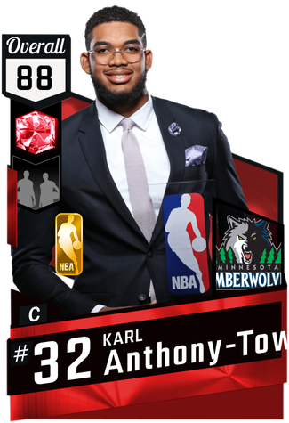 Roty Karl Anthony-towns - Pink Diamond Kevin Love (325x475), Png Download