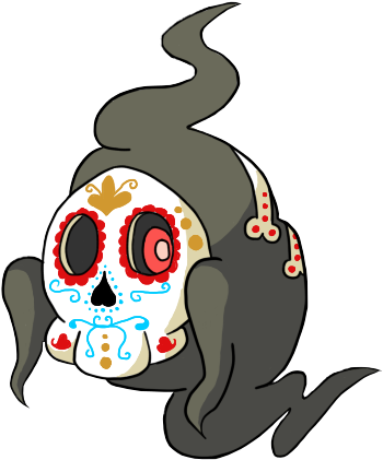¡feliz Día De Los Muertos I Drew A Sugar Duskull To - Dia De Muertos Pokemon (500x500), Png Download