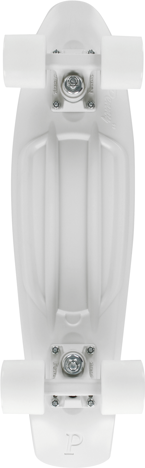 Penny 22" Complete White Lightning White/white/white - Longboard (1500x1500), Png Download