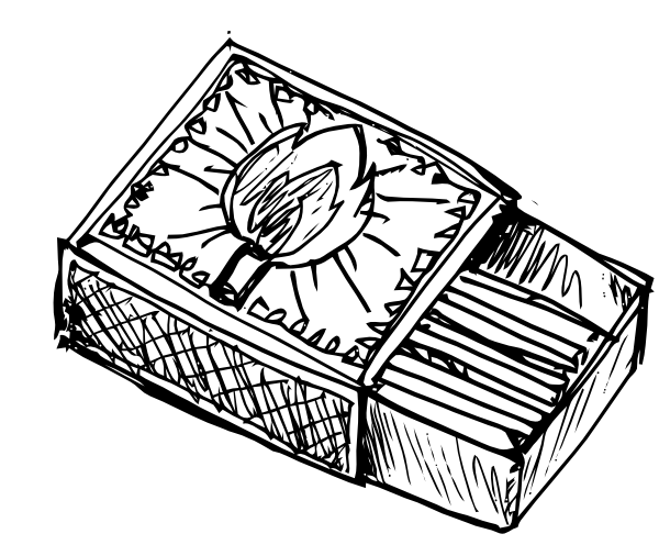 Matches Clip Art - Matches Clipart (600x496), Png Download