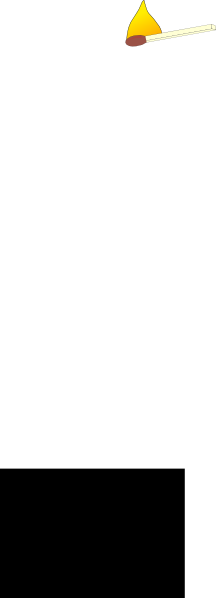 Lit Match Clip Art - Clip Art (216x598), Png Download