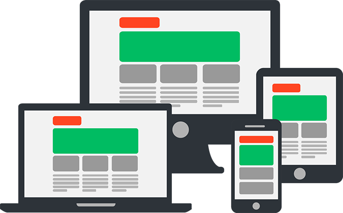 A Responsive Website Is A Single Website That Adapts - Responsive Web Design (675x420), Png Download