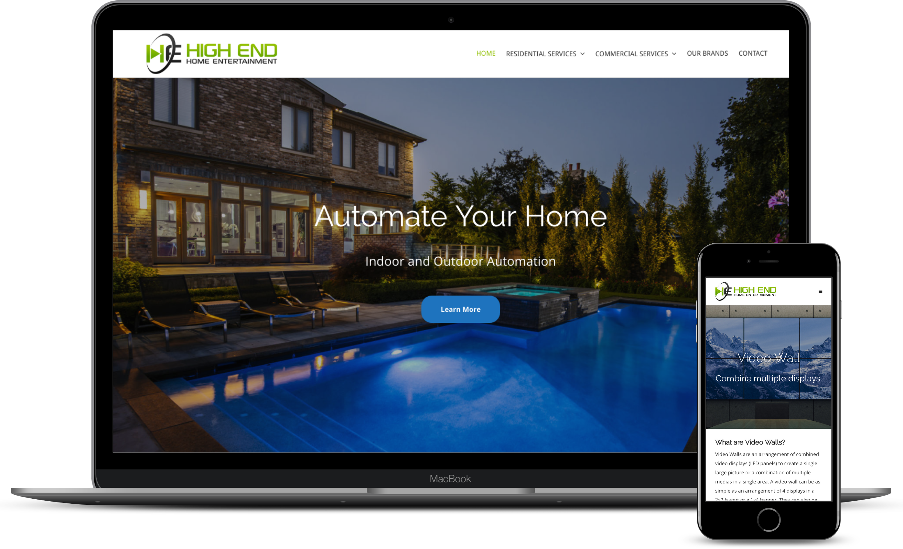 High End Home Entertainment - Toronto Exterior Stucco (3103x2047), Png Download