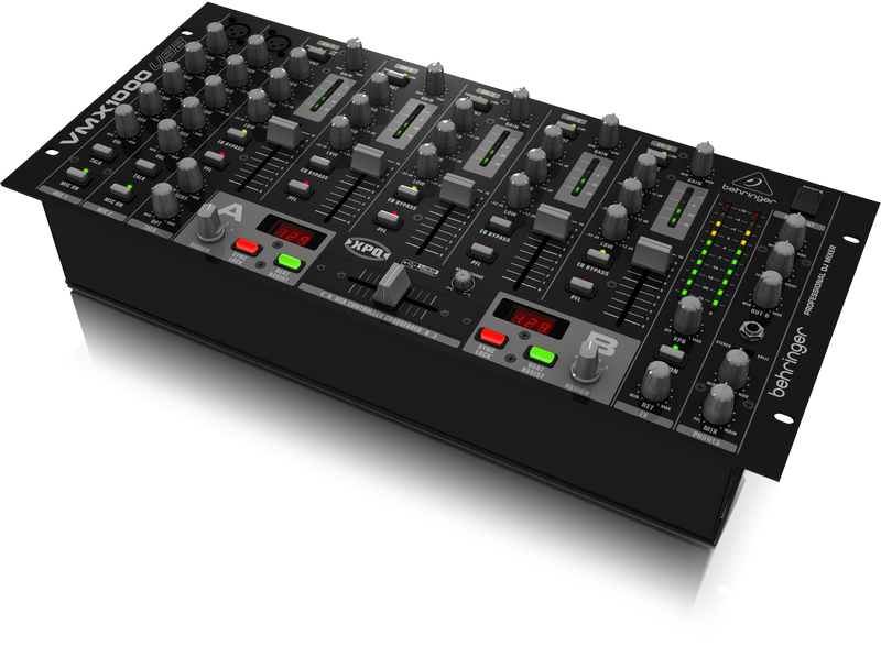 Behringer Pro Mixer Vmx1000usb Professional 7 Channel - Behringer Vmx1000usb Dj Mixer (800x587), Png Download