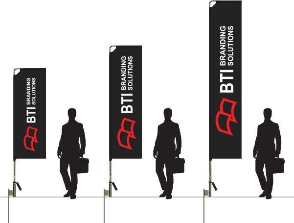 Telescopic Vertical Banners - Telescopic Banner (600x469), Png Download