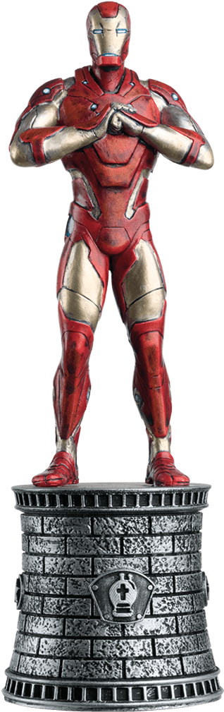 Iron Man White Bishop - Iron Man Chess Eaglemoss (600x1024), Png Download