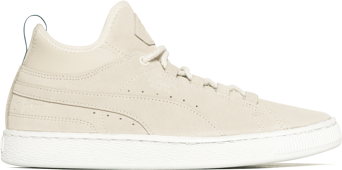 Suede Mid Classic Big Sean 366300-01 - Nike Roshes Black And White (1333x2000), Png Download