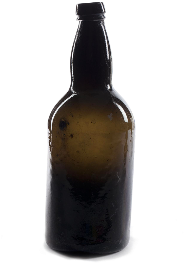 Green Glass Bottle - Glass Bottle (685x1028), Png Download