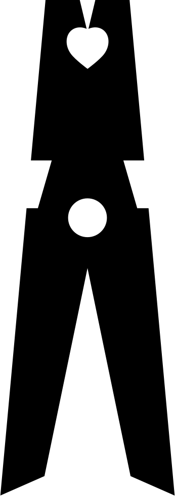 Clothes Pin Comments (346x981), Png Download