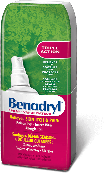 Benadryl® Itch Spray - Benadryl Bug Bite (930x886), Png Download