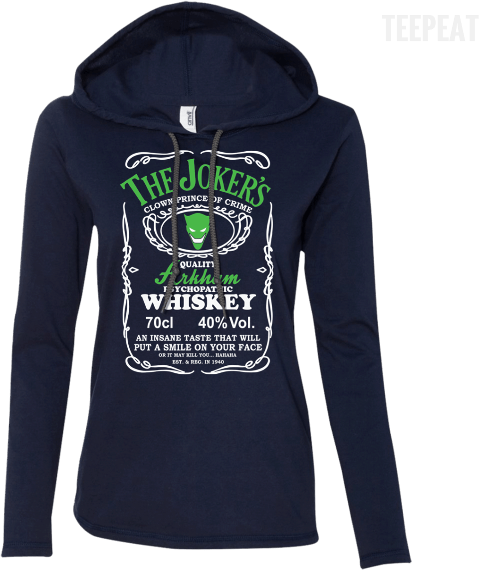 The Joker Arkham Ladies Tee - Jack Daniels Tablet - Ipad Mini 1 (vertical) (1155x1155), Png Download