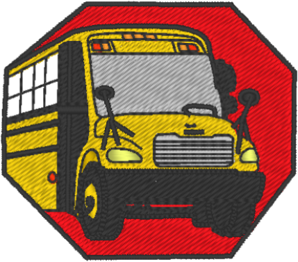 School Bus & Stop Sign - School Bus (429x377), Png Download