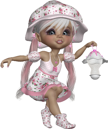 Tube, Digital Art, Ma Petite, Troll Dolls, Petite Fille - Doll (550x550), Png Download