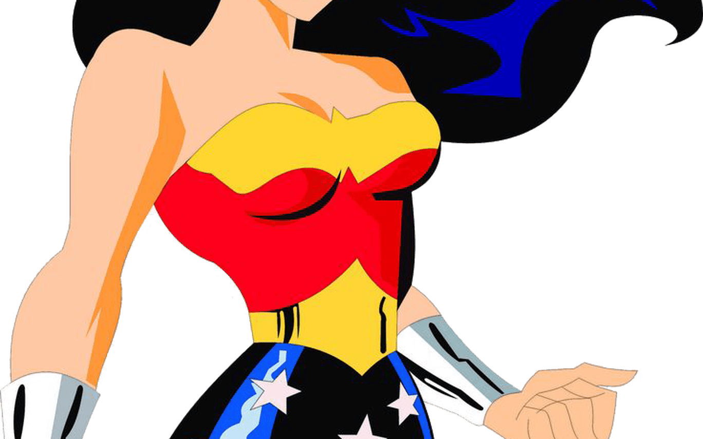 Wonder Clipart At Getdrawingscom Free For Personal - Mulher Maravilha Redondo (1368x855), Png Download