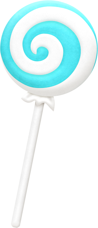 Lollipop Clipart Sweet Shop - Lollipop Blue Png (344x800), Png Download