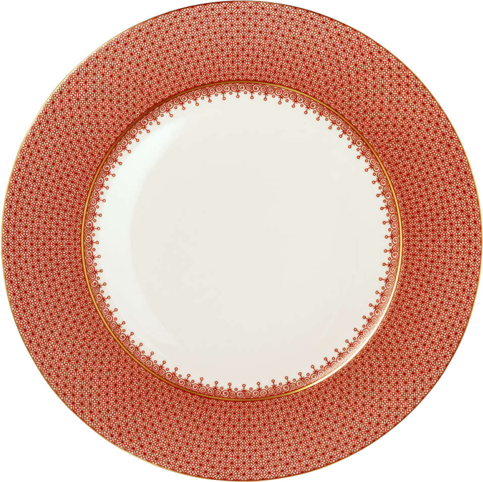 Mottahedeh Red Lace Service Plate (1507x1000), Png Download