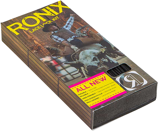 2017 Ronix Lace Lock Kit - Ronix Lace Lock Replacement Kit / Black (600x600), Png Download