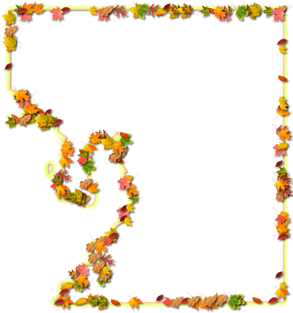 Hillsborough "fancy Frame" Style - Transparent Photo Frame Fall Png (956x1024), Png Download