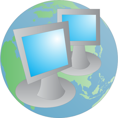 World Wide Web Clipart Internet User - Internet Symbol (400x399), Png Download