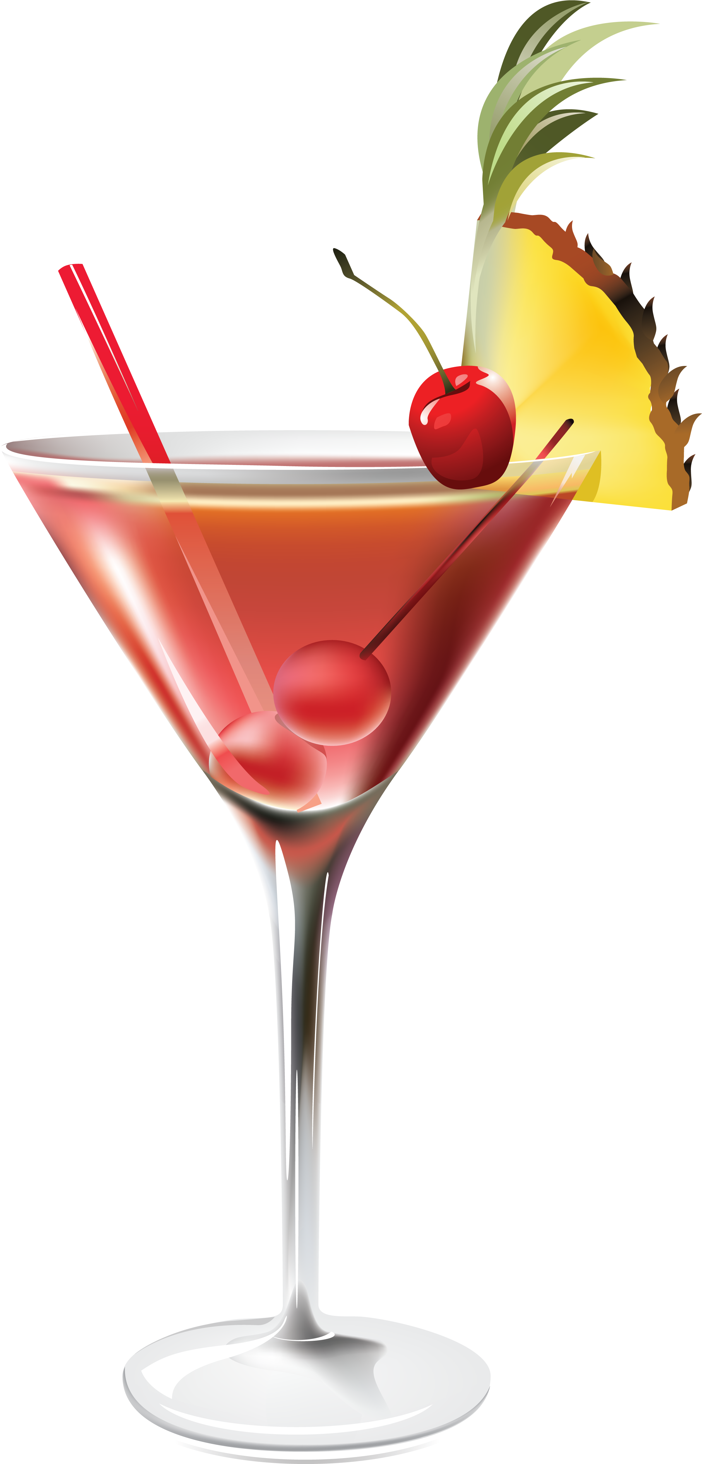 Download Red Cocktail Clipart Png Image With No Background Pngkey Com