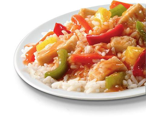 Rate This Product - Sweet And Sour Chicken Tv Dinner (483x389), Png Download