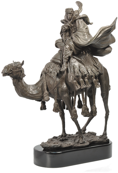 T - E - Lawrence - Sculpture (410x591), Png Download