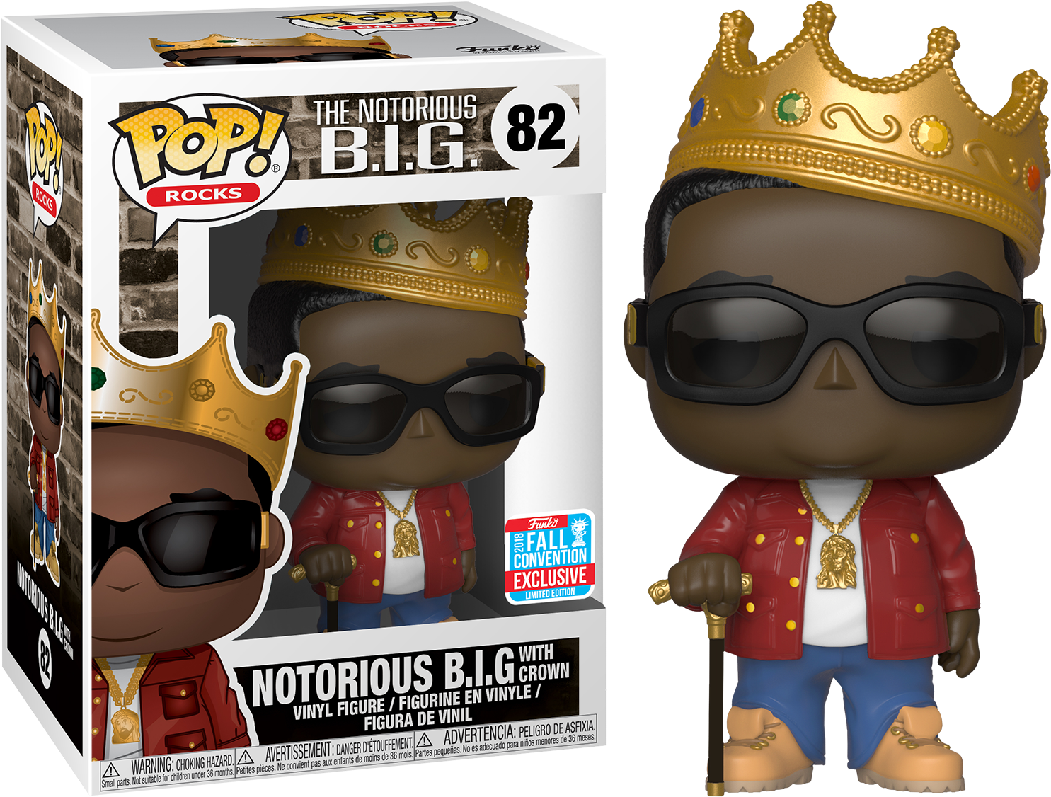Notorious B - I - G - - Notorious B - I - G - With - Funko Pop Nycc 2018 (1500x1140), Png Download