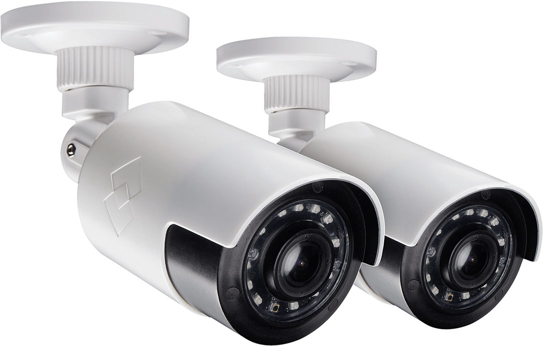 Ultra-wide Angle 1080p Hd Outdoor Security Cameras, - Transparent Cctv Camera Png (1200x800), Png Download