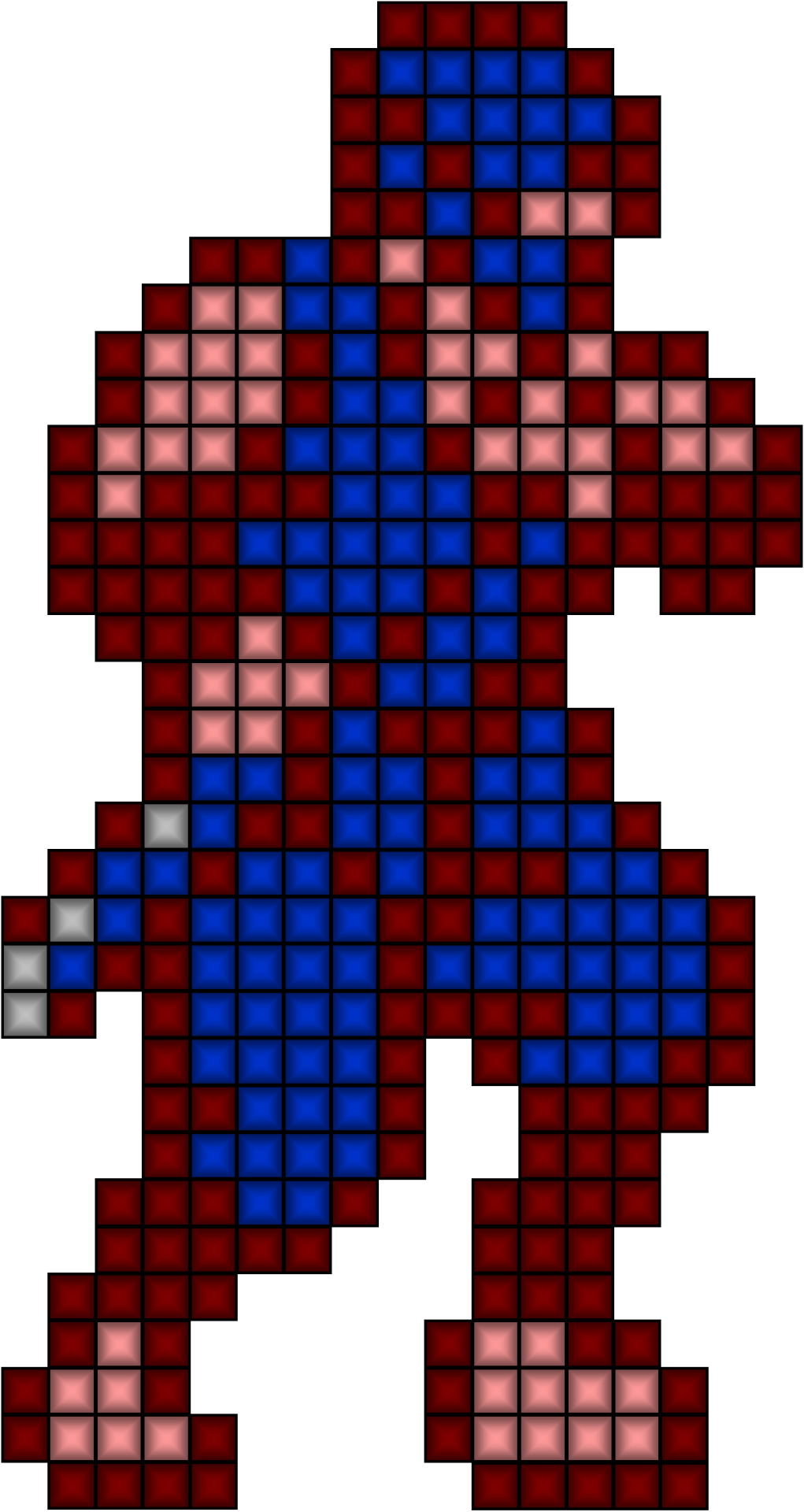 “ Ryu Hayabusa ” - Ryu Hayabusa Pixel Art (1021x1920), Png Download